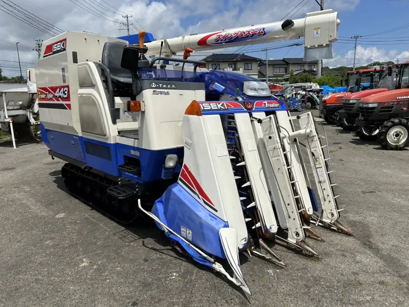 福島県耶麻郡西会津町 イセキ コンバイン HF443G 買取